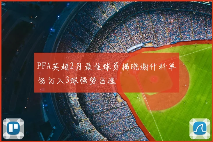 PFA英超2月最佳球员揭晓谢什科单场打入3球强势当选